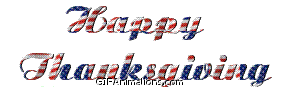 happy thanksgiving USA flag lettering background animation