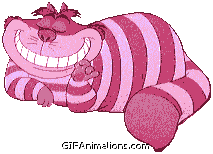 pink Cheshire cat disappears