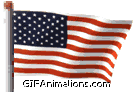 Waving American Flag