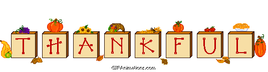 Thankful boxes pumpkin gourds thanksgiving animation