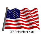 Waving American Flag