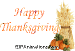 happy thanksgiving pumpkin hay stack animation