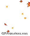 red falling leaves left thanksgiving animation