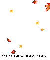 red falling leaves left thanksgiving animation
