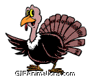 Waving Wing Purple Turkey animation