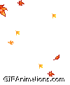 red falling leaves right thanksgiving animation