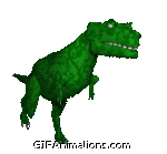dinosaur walking t-rex