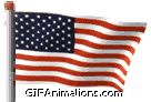 Waving American Flag