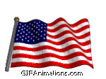 Waving American Flag