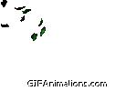 Green Falling Floating leaves animation