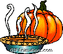 Steaming Pumpkin Pie thanksgiving animation
